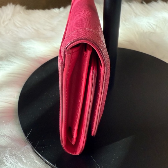 MCM Pink Leather Women's trifold long wallet - Picture 4 of 11